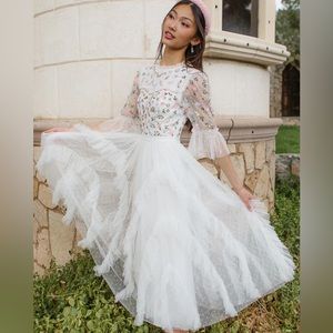 IVY CITY CO Paris dress in white